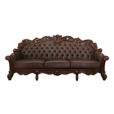 Vendome Cherry PU & Cherry Sofa Model 52000 By ACME Furniture
